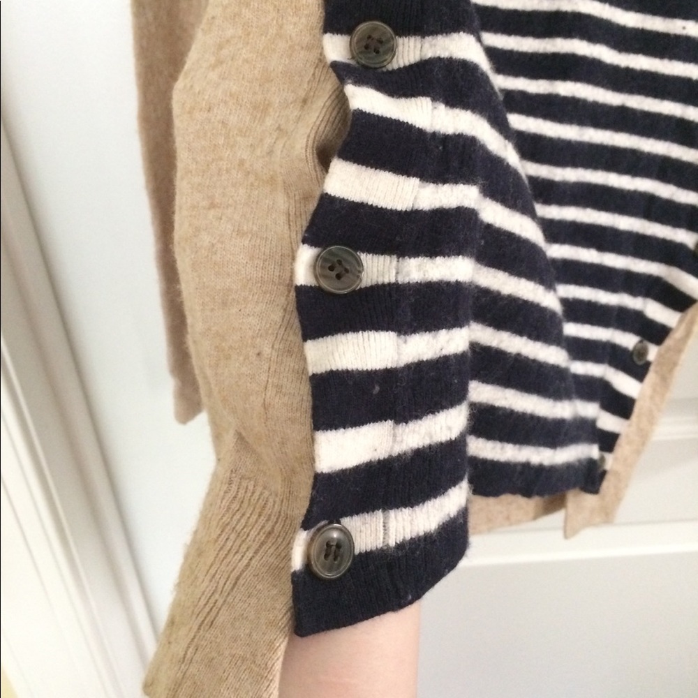 J. Crew Striped Wool Blend Sweater - Picture 3 of 8